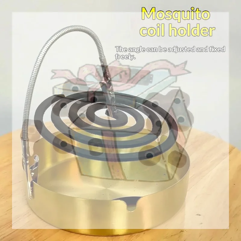 【CC】Metal Incense Clip For Mosquito Coil And Incense Stick Desktop Clamp Garden Tool Fragrance Diffuser Home Decor