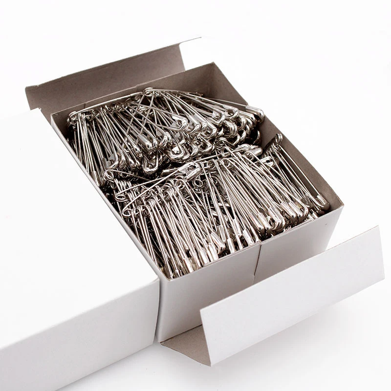 432/864pcs Safety Pins DIY Sewing Tools Accessory Silver Metal Needles Large Safety Pin Small Brooch Apparel Accessories