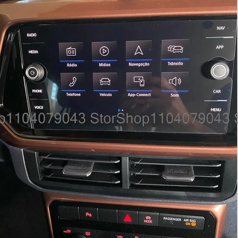 

Tempered glass screen protector for Volkswagen vw polo/VW Polo 6 Discover Media 8Inch 2019 car navigation screen anti-scratch