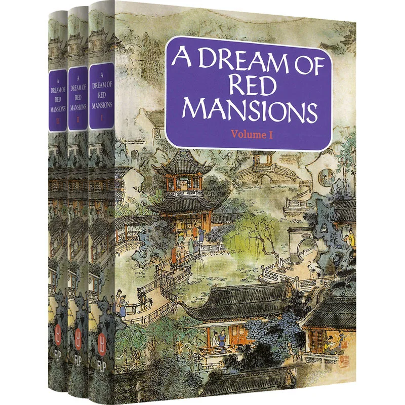 

3 Volumes A Dream of Red Mansions Cao Xueqin Chinese Classical Literature English Books