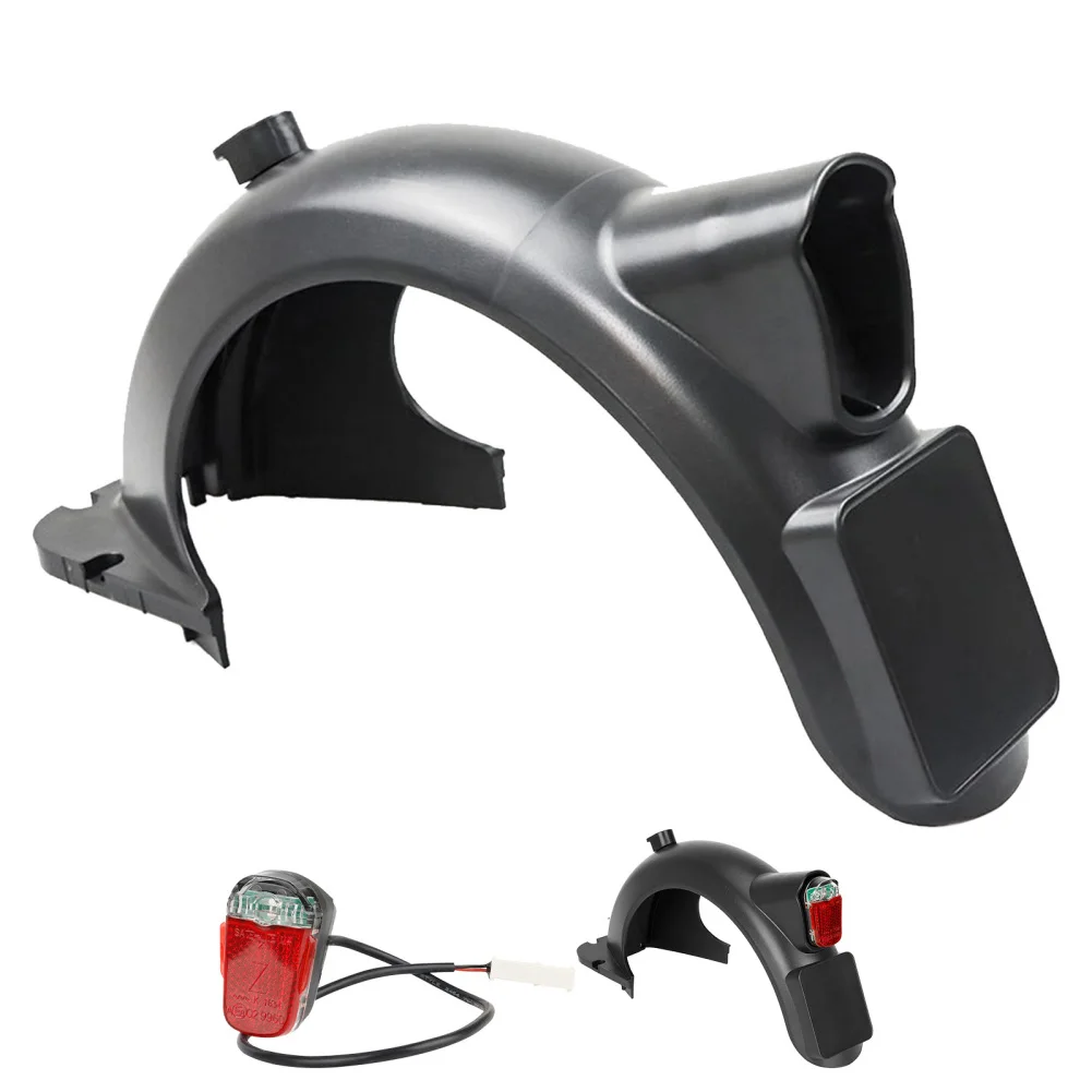 Electric Scooter Rear Fender Set Water Baffle Guard Rear Taillight Compatible For Ninebot MAX G30 And MAX G30D Scooters