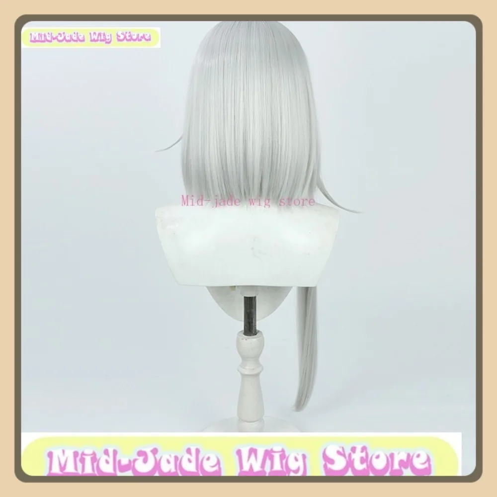 ミッドジェイドウィッグストア Arknights Kal'tsit 残留スキンコスプレウィッグアニメゲームロールプレイングハロウィン衣装小道具人工毛