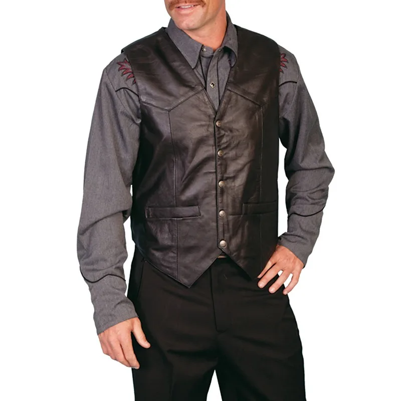 

Men Fashion Retro Men Vest Casual Vest Outdoor Waterproof Leisure Clothes