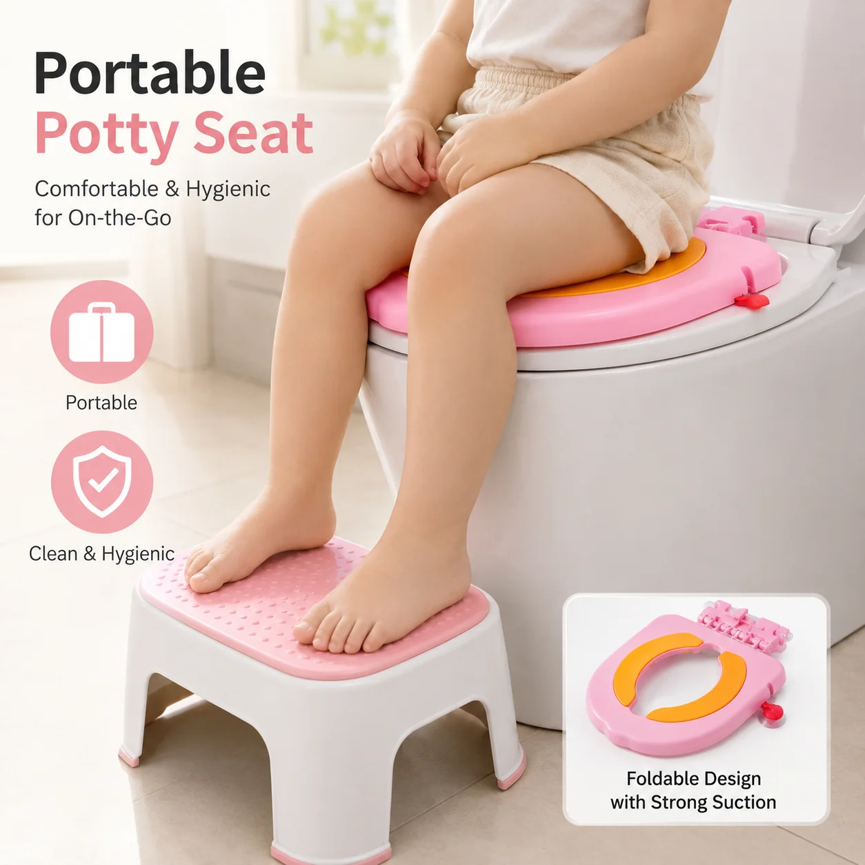 2pc-baby-toilet-seat-training-ring-portable-toddler-potty-trainer-cushion-anti-slip-soft-bathroom-travel-home-use-kids-seat