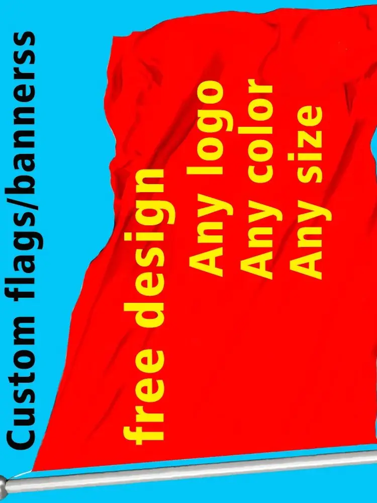 NONE Drapeaux personnalisés, couverture d'arbre en Polyester, œillets en cuivre, bannière publicitaire extérieure, décoration de fête, Sport/cadeau 3