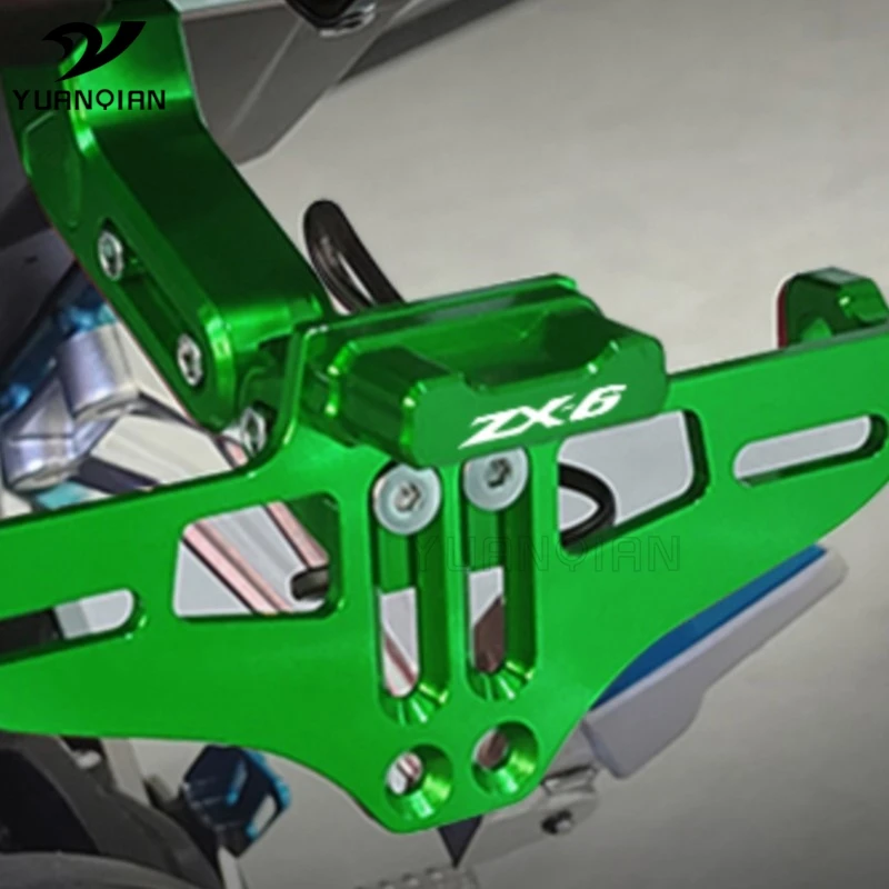 

FOR KAWASAKI ZX6R ZX6 R ZX6RR 2000-2020 2019 2018 2017 Motorcycle Rear License Plate Tail Frame Holder Bracket Turn Signal Light