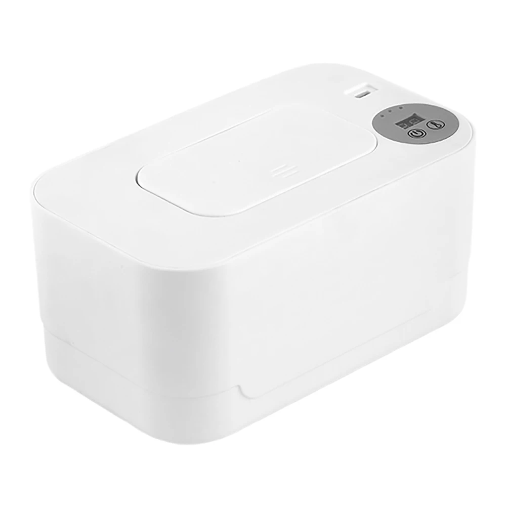 

Portable Wipe Warmer Dispenser Heated Wipes Holder Large Capacity Warm Tissues For Reusable Travel Wipes Container