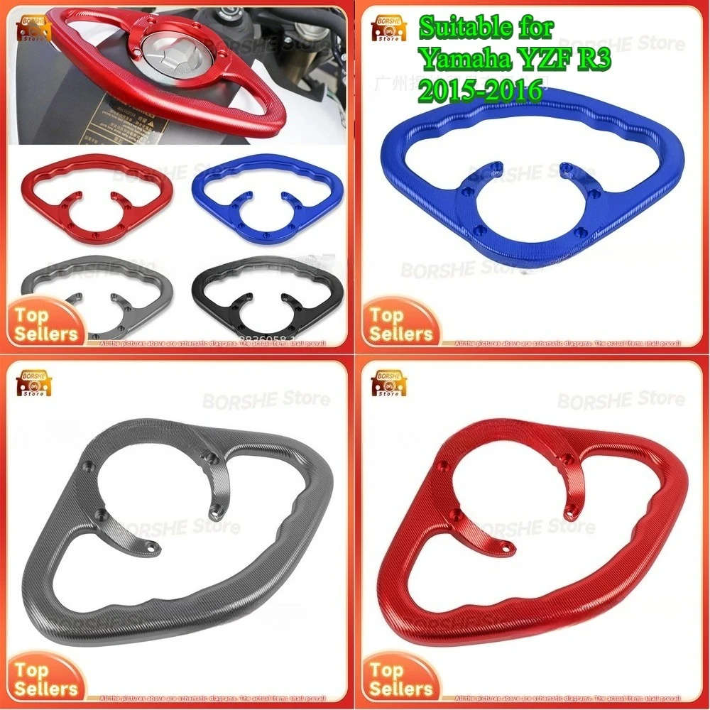 

2026 Motorcycle Tank Handlebar Suitable for Yamaha YZF R3 2015-2016 Universal Passenger Rear Seat Grab Rail Support Bar
