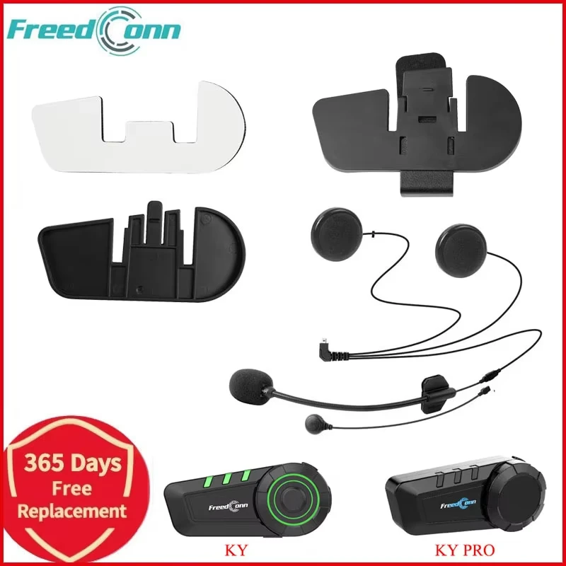 

Freedconn for KY PRO Clip Mount Glue Base Bluetooth Helmet Interphone Microphone Headphone Headset Accessories