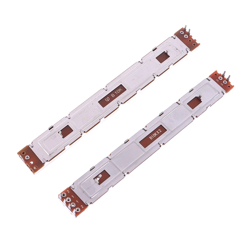 128mm Mixer Fader B10K Single And Dual Channel B103 Straight Sliding Potentiometer Total Length 12.8cm Stroke 100..