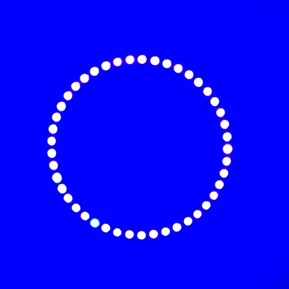 1PCS  White blue yellow red Green 30mm-160mm 3W Angel Eyes Ring Round Car SMD Light Lamp Bulb Headlight  DC9-14V