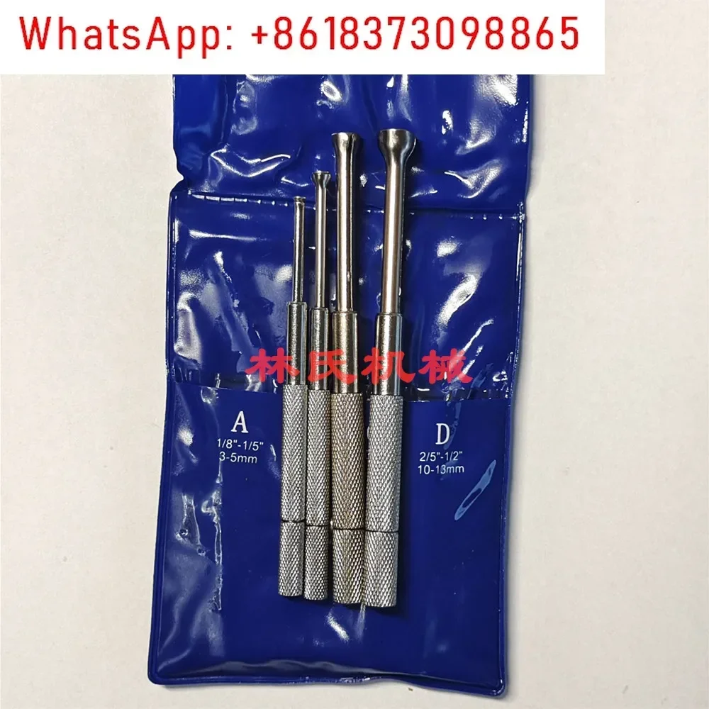 

3-13Mm four-piece flat head small aperture gauge set. Measure the inner diameter of the machined parts.