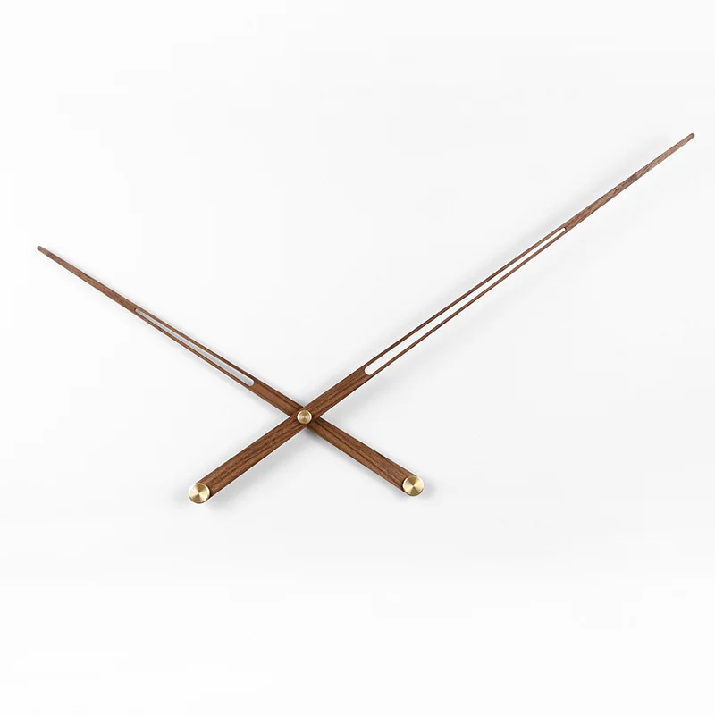 

10sets Spanish style wall clock hands black walnut solid wood pointer large torque long pointer DIY creative pointer accessories