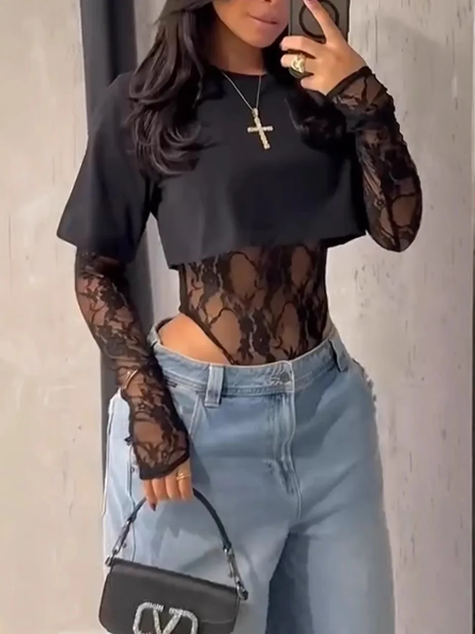 Sexy corpo de renda preta para mulheres chique bodysuit branco retalhos topo bodys corpete coquette verão rua wear noite 2026 festa nova