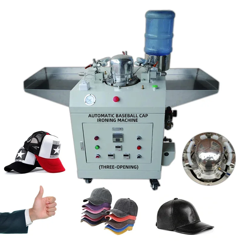 Automatic small type Baseball Hat Ironing Machine single Head Hat Making Machine