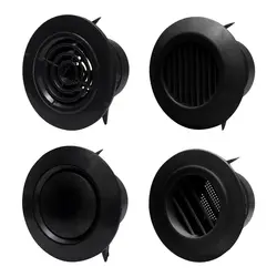75/100/150mm Various Shapes Air Vent Cap Extract Valve Grille Air Circulation Vents Cover Ducting Ventilation Cover Accessories