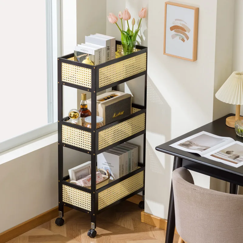 Shelf removable trolley side office under table book storage cabinet student schoolbag placement artifact