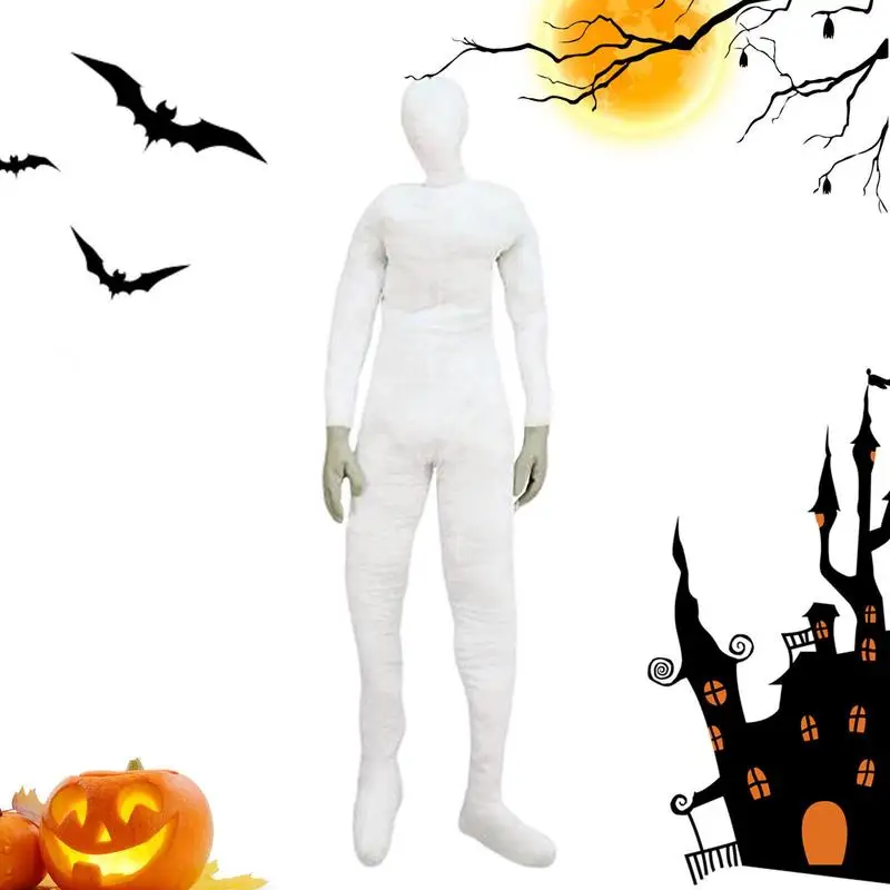 Halloween Posing Human Model Life Size Stuffed Mannequin Posable Posing Human Model Halloween Accessory Soft Body and Head ﻿