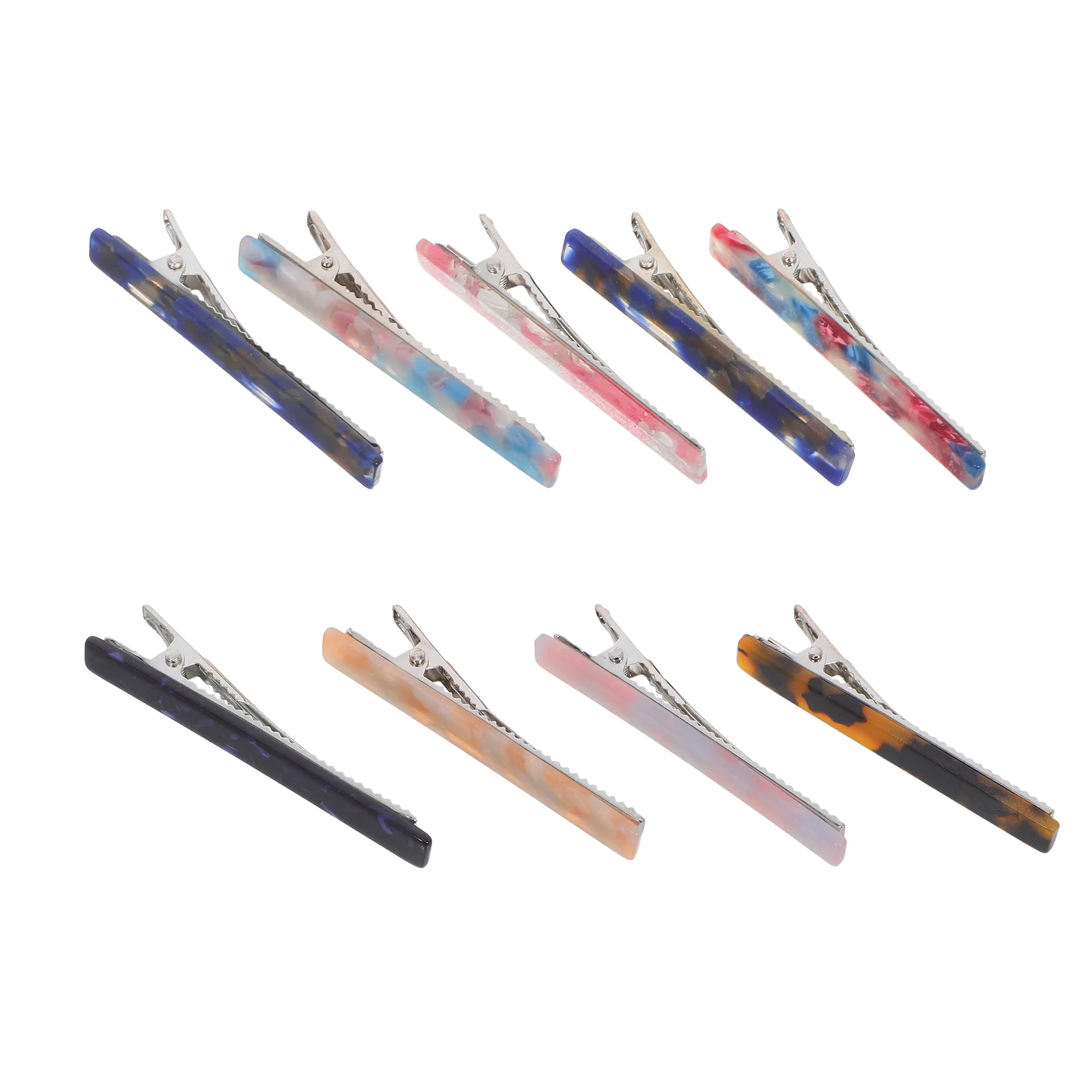 

9Pcs Acetate Hair Clips Cute Minimalist Design for Women Girls Styling Accessories Everyday Use Hair Clips Barrettes