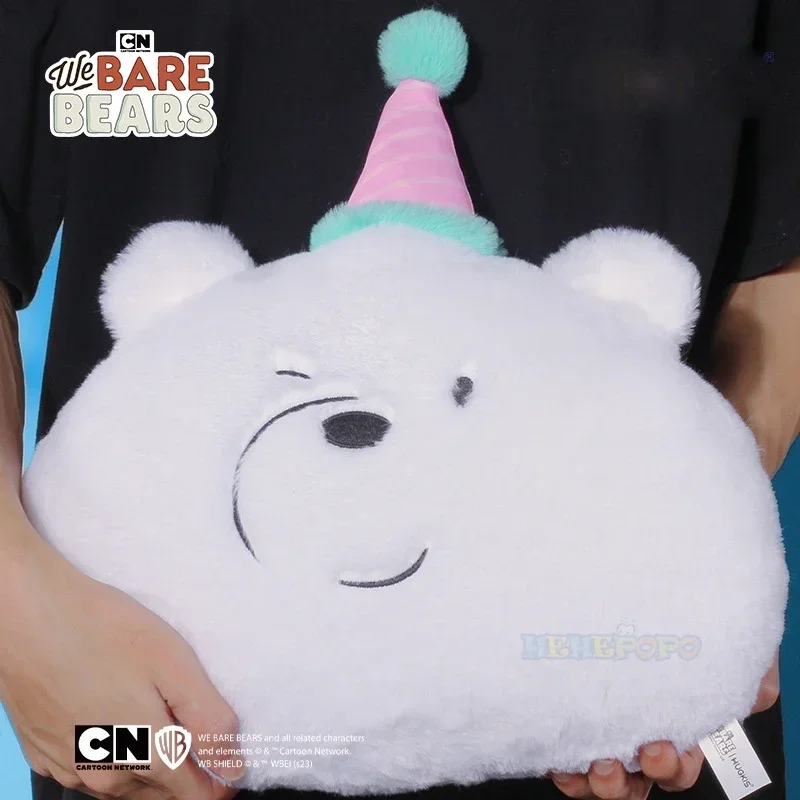

New 35cm We Bare Bear Nap Cushion Pillow Stuffed Animals & Plush Toy Pillow Cute Cartoon Sleeping Sofa Doll Birthday Gift