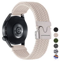 For Fossil Gen 6 44mm Gen6/gen 5 5e/Gen5 LTE 45mm Watch 22mm Band Correa Replacement Bracelet Wristbands Elastic Braided Strap