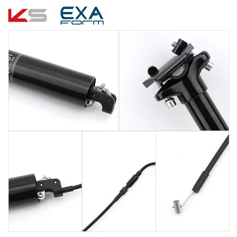 KS EXA FORM 900i MTB Suspension Seatpost Dropper 30.9/31.6mm Internal Cable Telescopic Bicycle Seat Post 100/125/150mm Travel