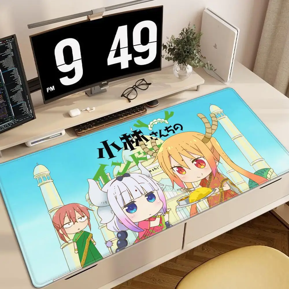Miss Kobayashi Dragon Maid MousePad Large Computer Gaming HD Printing Accessories player Office Mat Carpet Anti-slip Laptop Soft