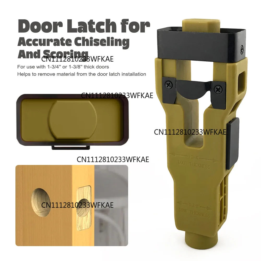 Door Latch Mortise Tools Door Latch Tongue Tool Mounting Kit Help Remove Material Installation