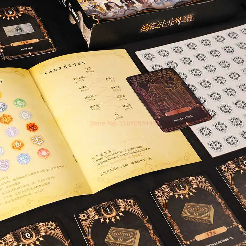 Originele Lord Of Mysteries Card Top Of The Sequence Script Confrontation Game Collection Cards Anime Randapparatuur Speelgoed Kaartgeschenken