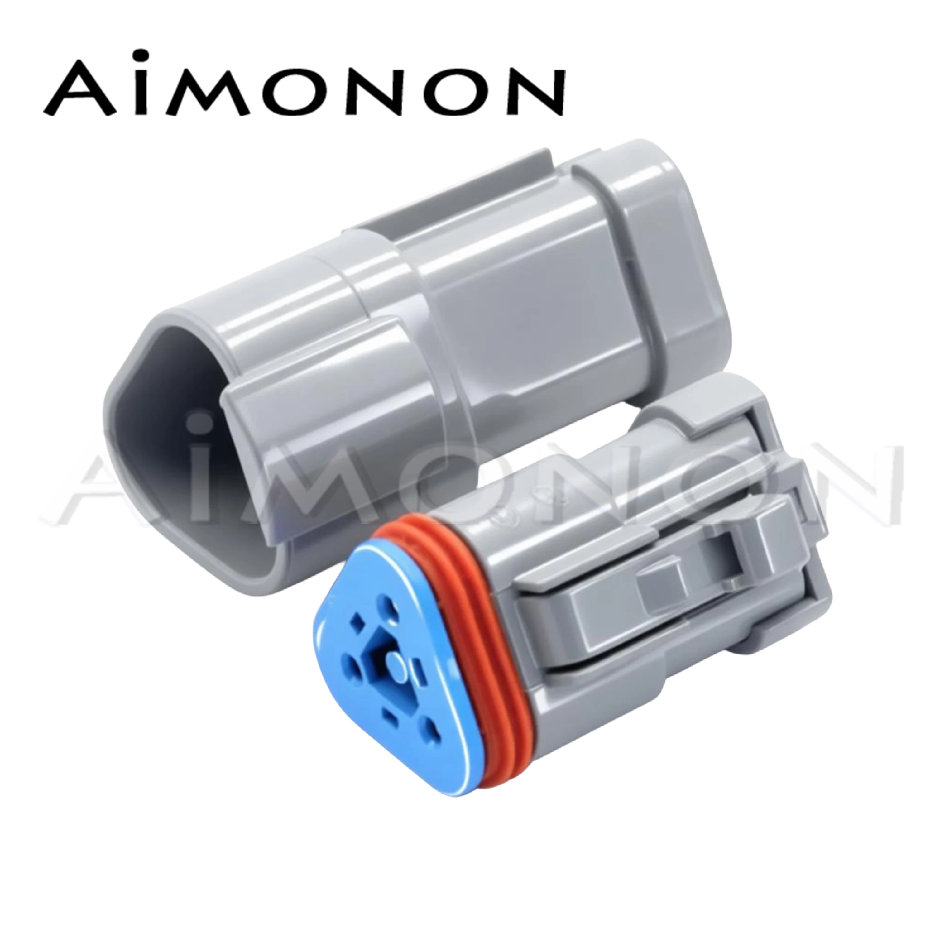 

Комплект водонепроницаемых автомобильных 3-контактных разъемов Deutsch с сопротивлением 120 Ом, штекер и гнездо, DT06-3S-P006