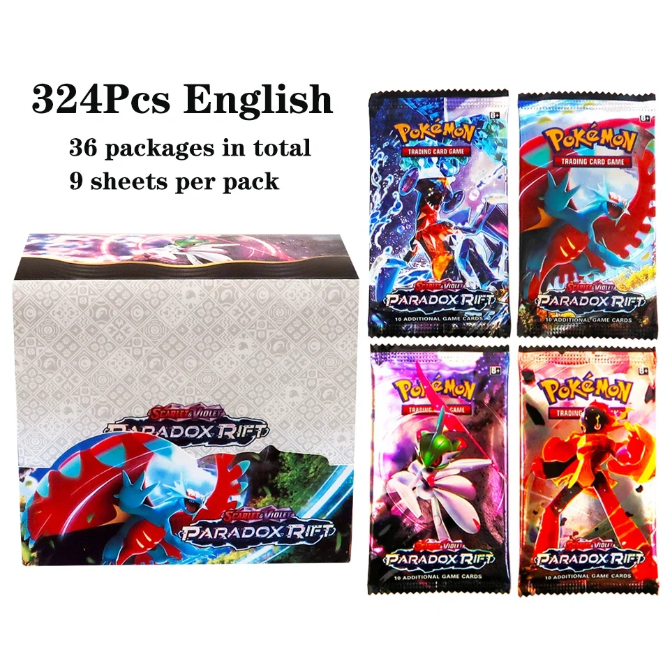 324 stks Pokemon TCG: Sword & Shield-Fusion Strike Booster Display Box (36 Packs) Board Game Card DESTINED RIVALS Stellar Crown