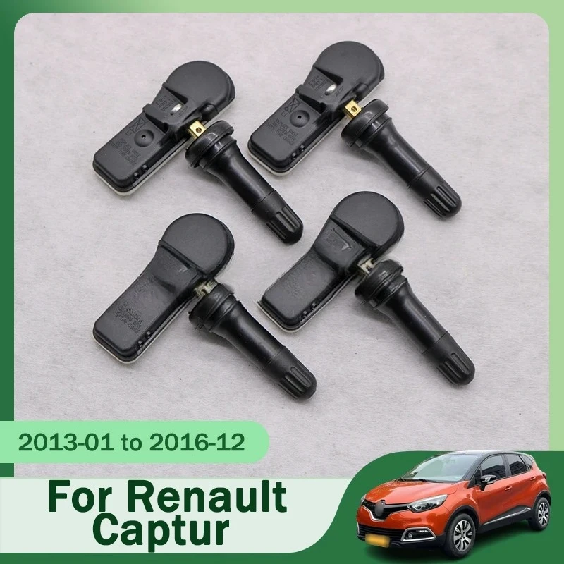 

For Renault Captur Clio IV Kangoo II Lodgy Logan TPMS Tire Pressure Monitor System 4pcs 407001628R 433MHz Tire Sensor