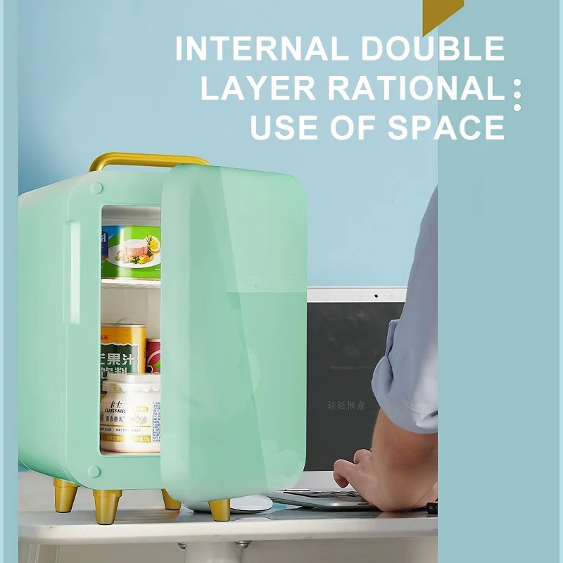 Venta directa de fábrica pequeño portátil nuevo mini refrigerador personalizado mini refrigerador de belleza personal