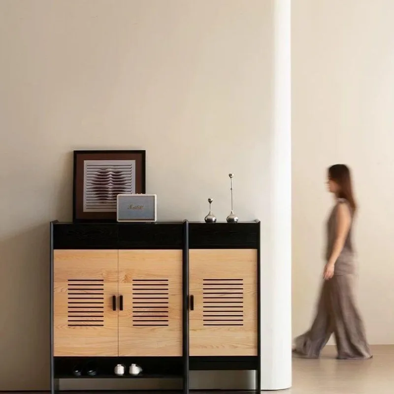 

cabinet checkerboard home entrance entrance cabinet integrated against the wall to store multi-layer storage cabinets