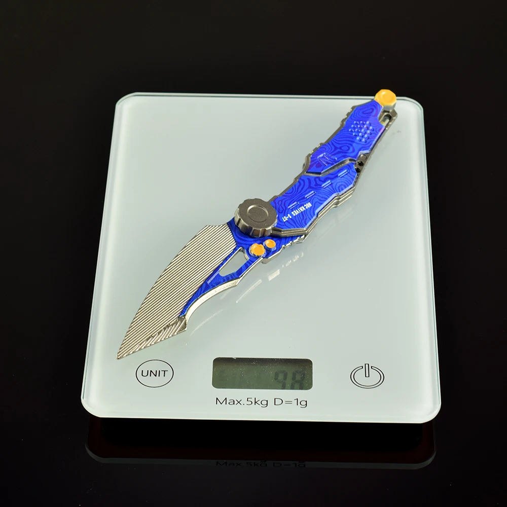 Juego de arena Breakout S07, armas de cuchillo, modelo sin afilar, acción de presión a presión, accesorio de entrenamiento al aire libre, artesanía de Metal, juguete para regalo