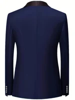 Men Formal Slim Fit Tuxedo Prom Suit Male Groom Wedding Blazers High Quality Groomsman Luxury Dress Business Banquet Party Suit 3