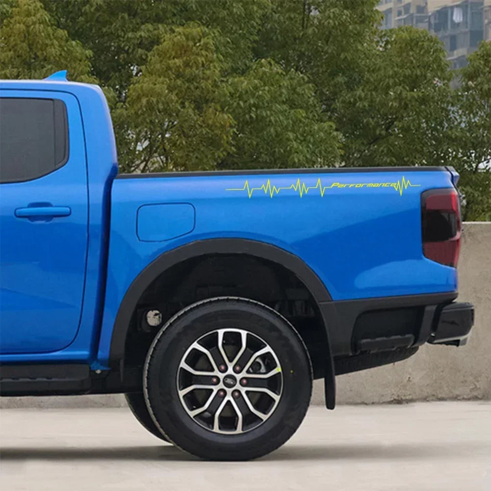 أداء عاكس ضربات القلب خط ملصق زجاج سيارة الزجاج الأمامي الوفير هود ديكور ملصق مائي السيارات مركبة الفينيل الديكور