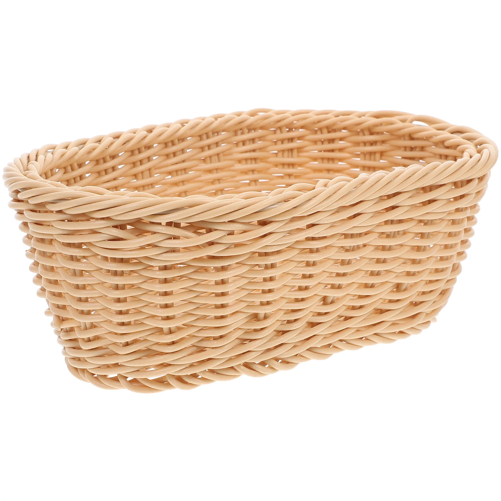 

Bread Storage Basket Bakery Apple Baskets for Table Serving Khaki Decor Display