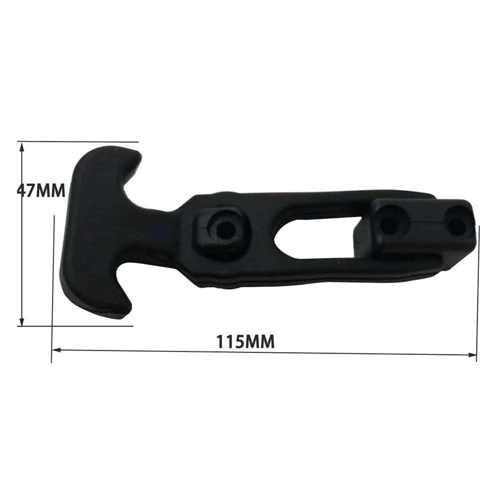 

2Sets Rubber T-Handle Hasp Heavy Duty Flexible Handle Draw Latch Tool Box Lock for Machinery Vehicle Packaging Equipment