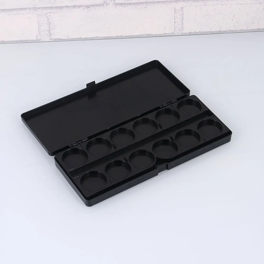 

3 Pcs Color Box Nail Drawing Plate Watercolor Tray Outdoor Pigment Paint Plastic Child Case