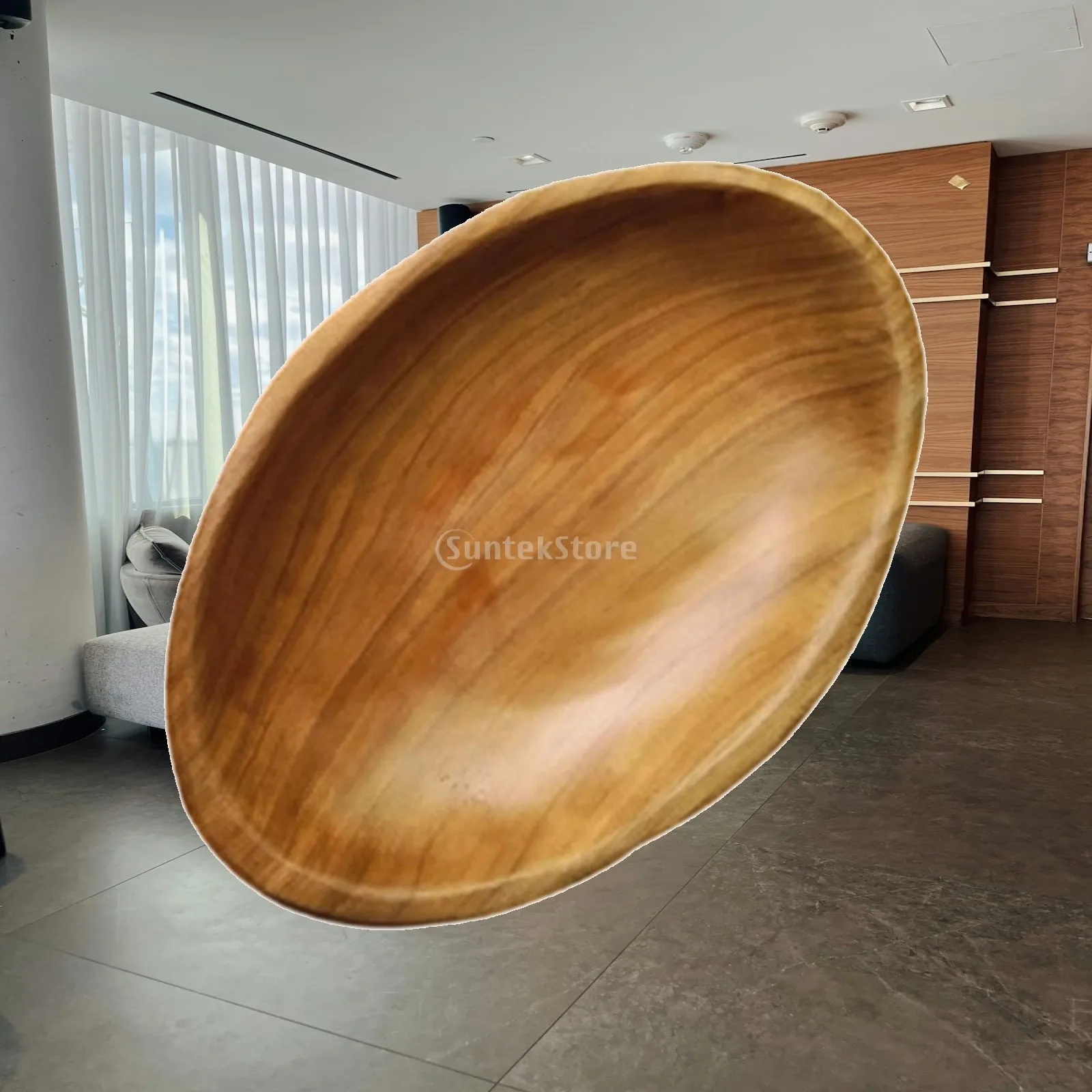 Mango Shape Wooden Tray Minimalist Decorative Platter Organizer for Food Snacks Table Center for Office Party Wedding