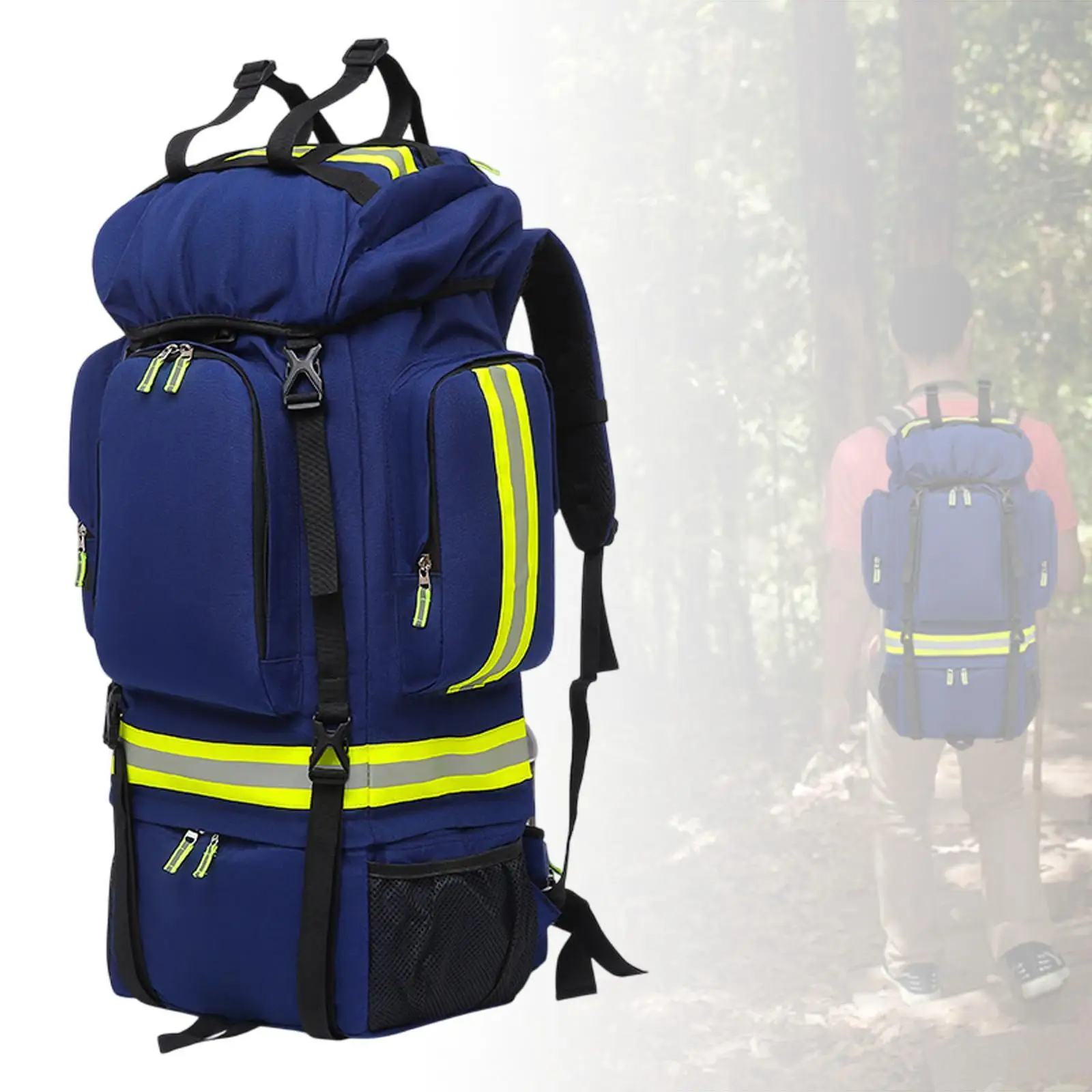 

Mountaineering Backpack 80L Wearproof Climbing Backpack for Outdoor Trekking