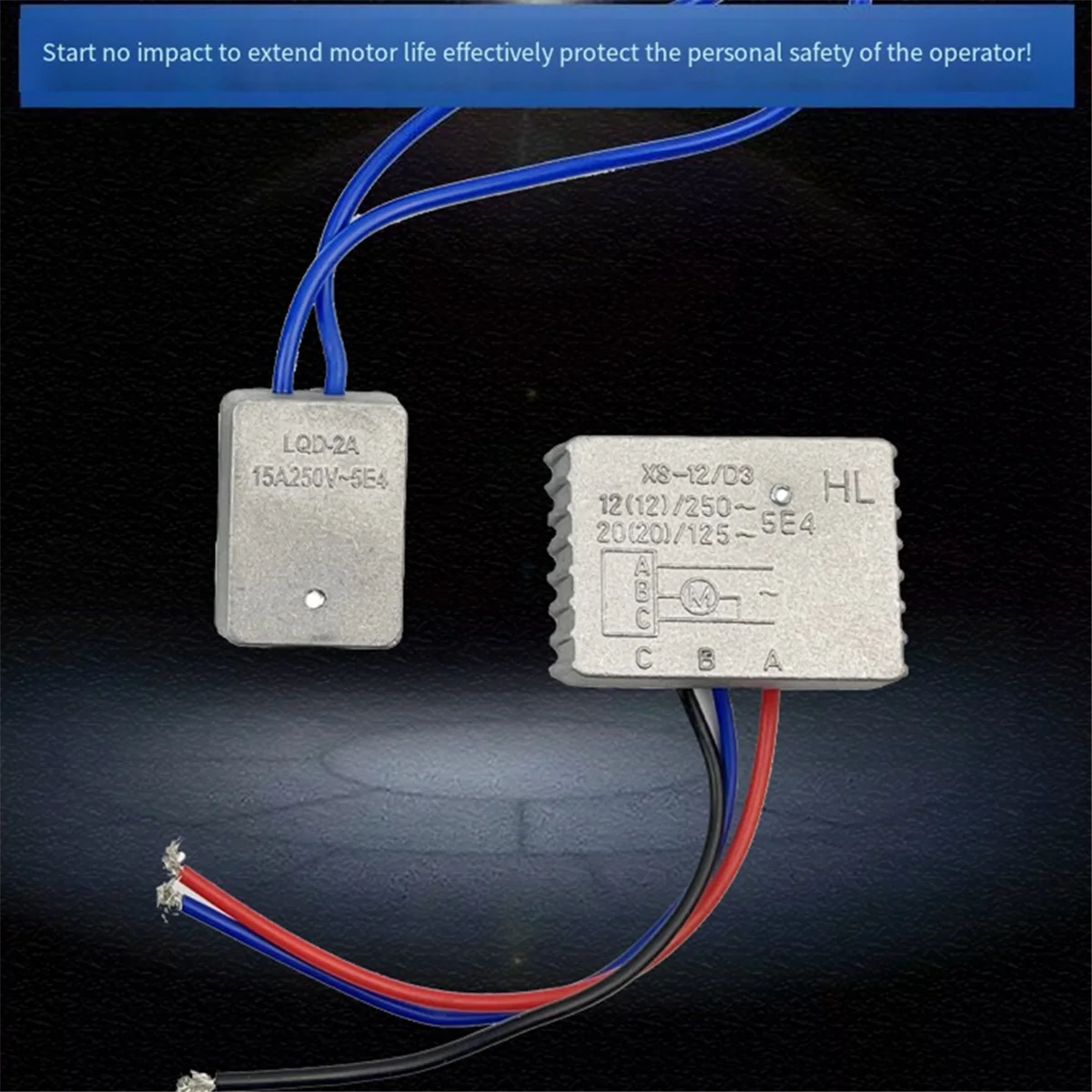 A48I 230V bis 12A Schalter Nachrüstmodul Soft Startup Strombegrenzer Elektrowerkzeuge Wechselstrom 12A Softstartstrom, 183 -2[12A]