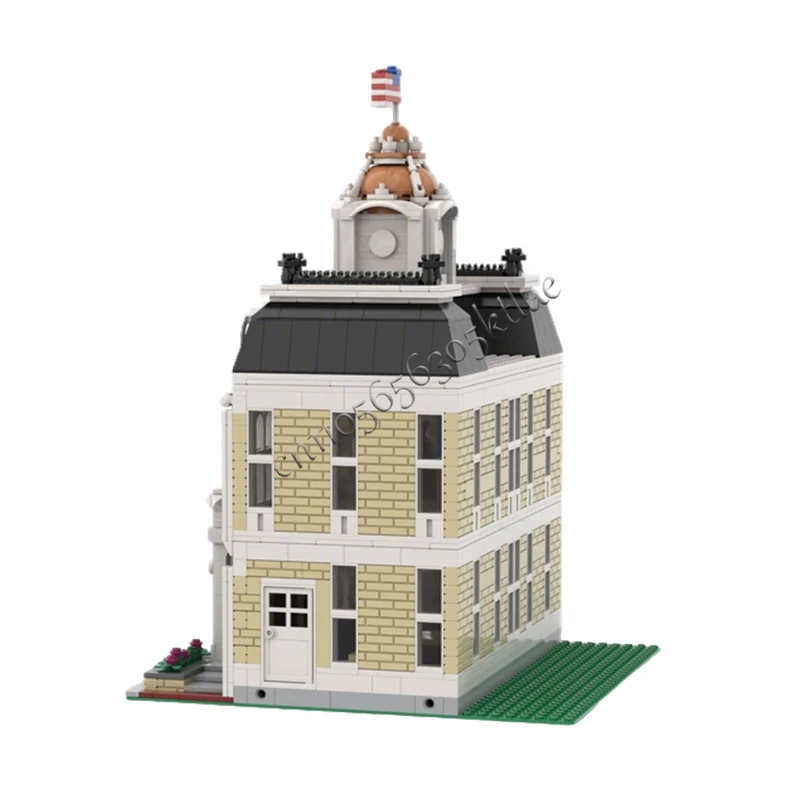 1960 pièces de construction modulaire MOC de style médiéval, rue principale, personnalisable, design populaire, jouet éducatif DIY, cadeau de festival