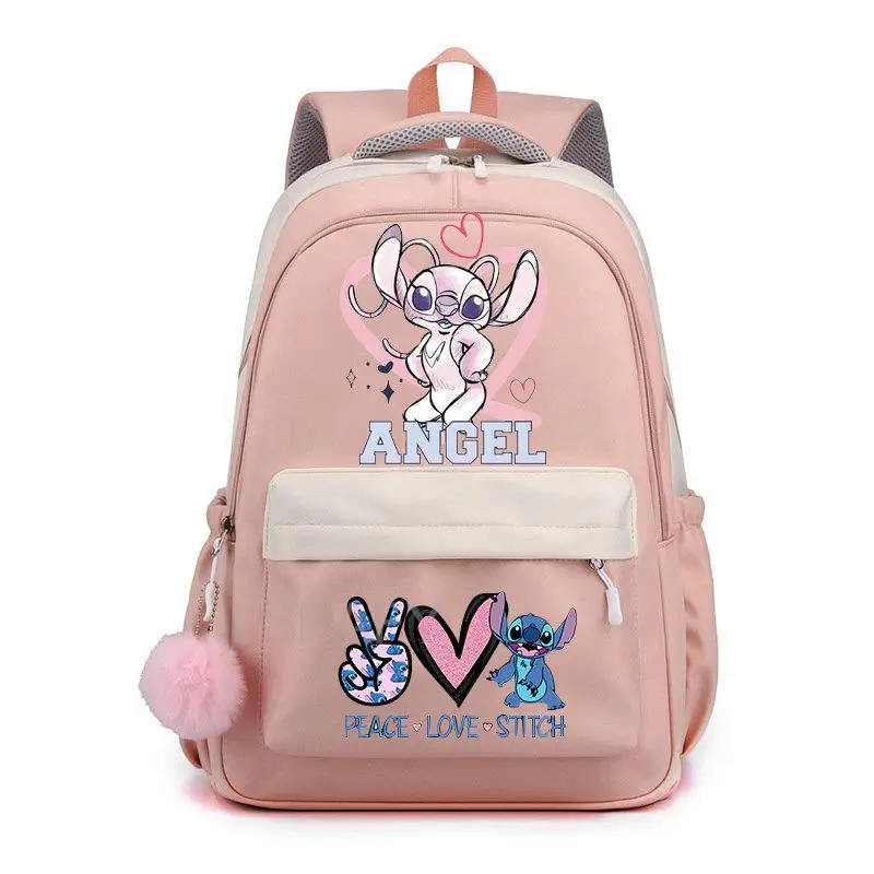 Lilo And Stitch Children School Bags Fashion Backpacks Kids Travel Rucksacks Cute Boys and Girls School Book Backpack