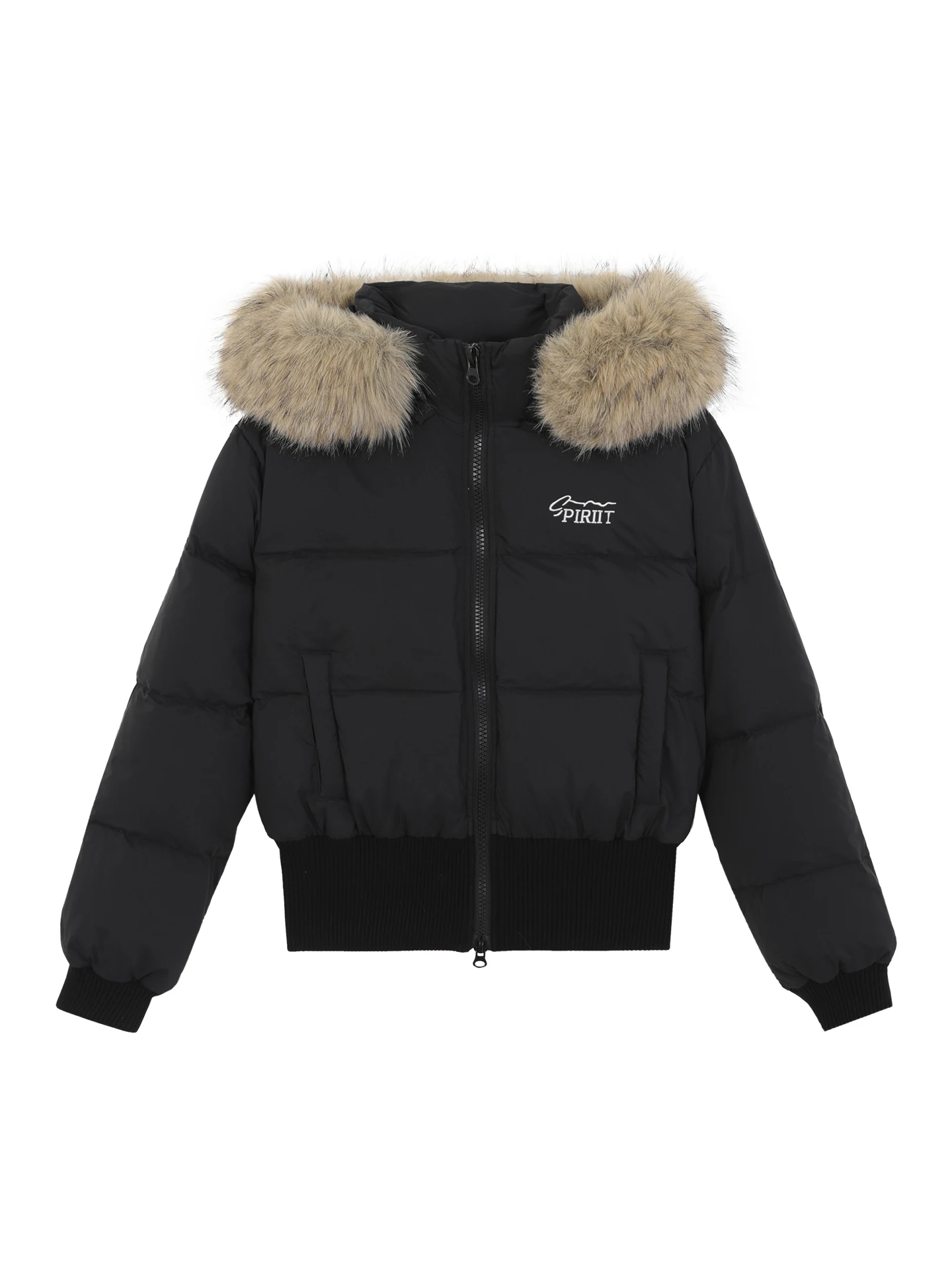 سترة نسائية قصيرة من ريد سيليبريتي ستوديو، مصنوعة من ريش البط الأسود، موديل شتاء 2025 الجديد، 90% ريش بط أبيض، دافئة وأنيقة ل...