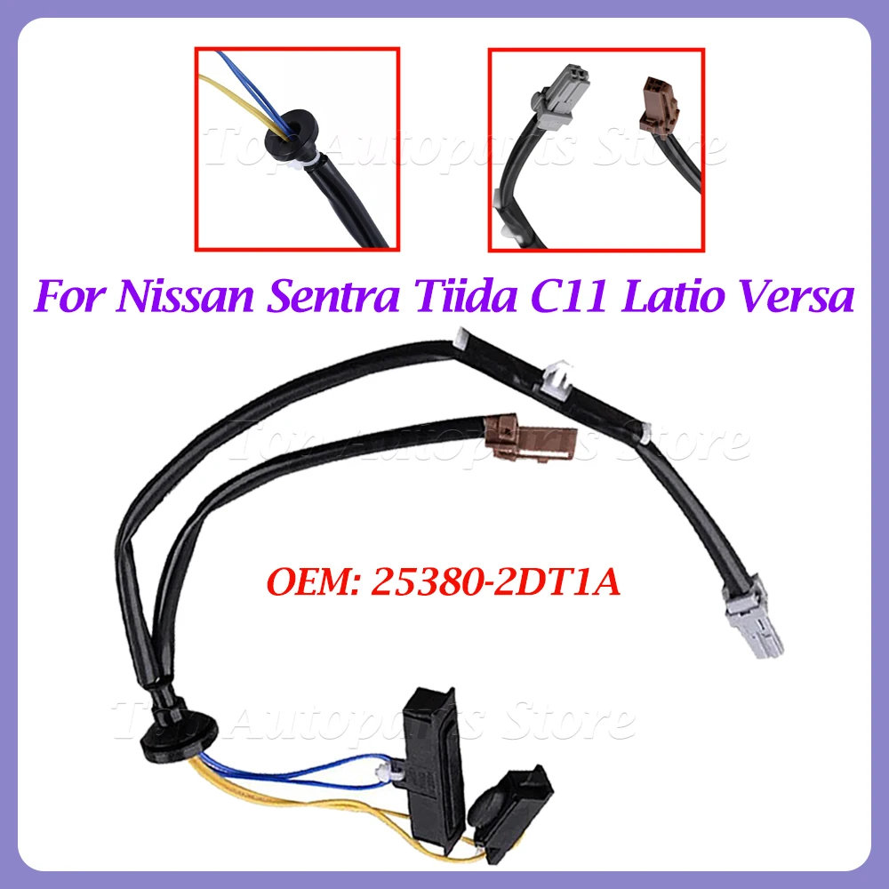 For Tiida C11 Hatchback 2005-2011 25380-2DT1A Car Trunk Lid Lock Release Button For Nissan Sentra Tiida C11 Latio Versa