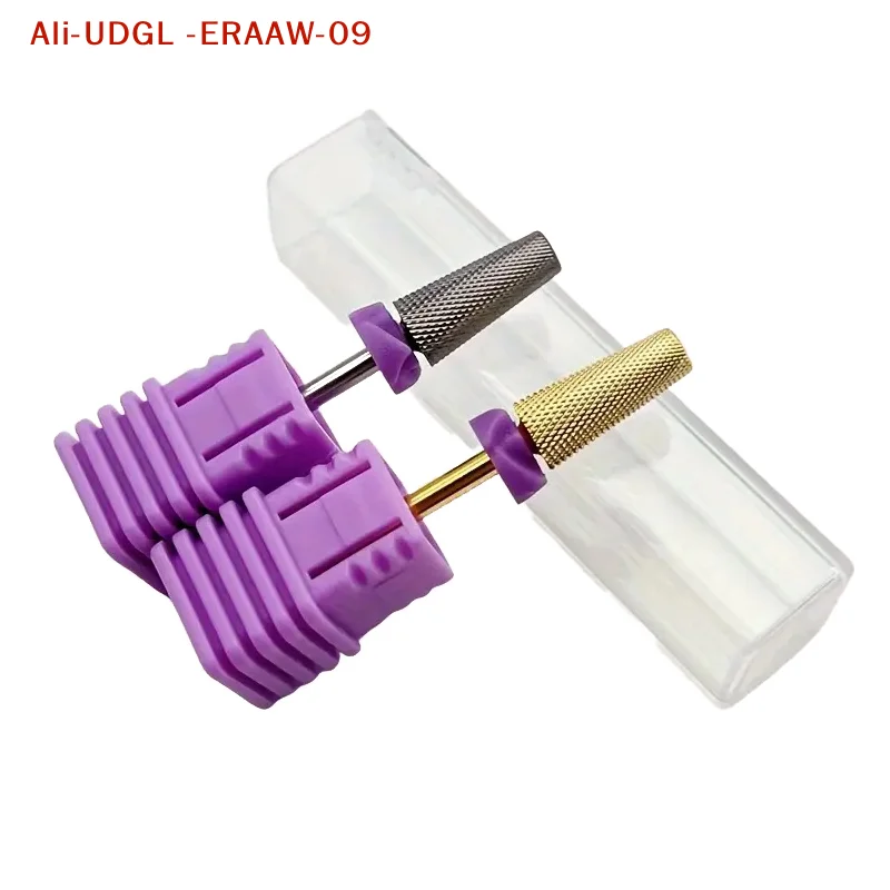 1PC 3XF Punte per fresa per unghie 5 in 1 in acciaio al tungsteno rotante per manicure, strumenti per rimozione gel e smalto, attrezzi per manicure