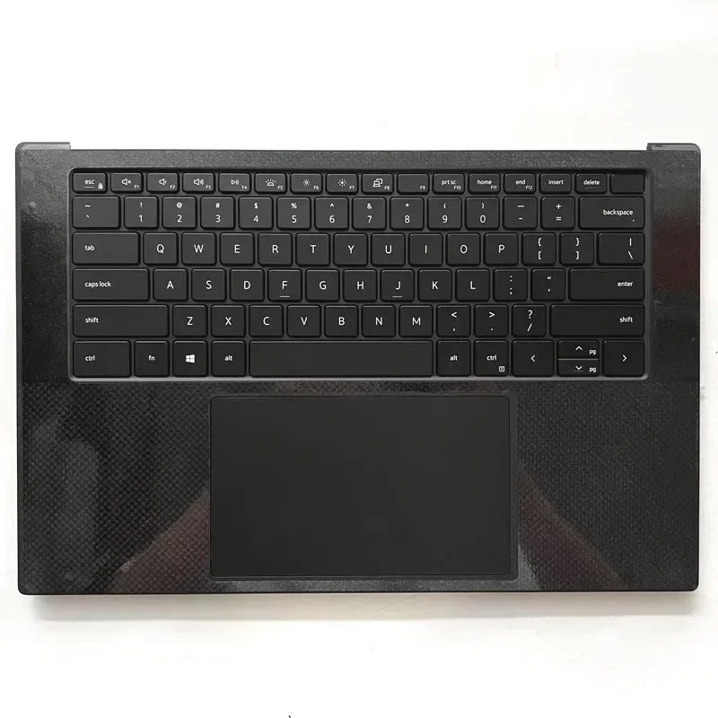 

0DKFWH DKFWH Black Original New For Dell XPS 9500 9510 Palmrest Touchpad & US Backlit Keyboard