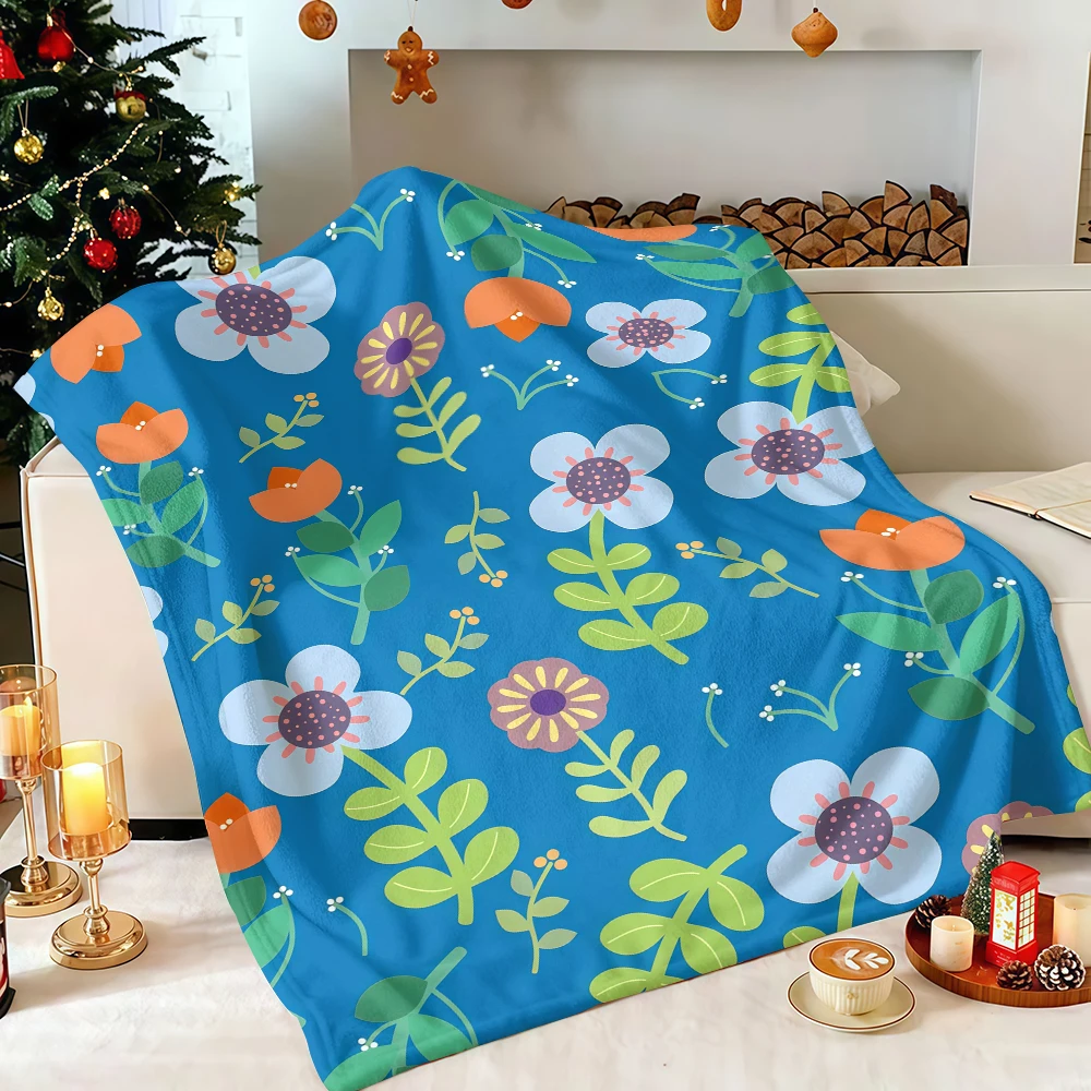 Cottage Core Fade Resistant Queen Size Extra Warm Velvety Lap Blanket Great for Spooky Halloween Cozy Christmas Nights